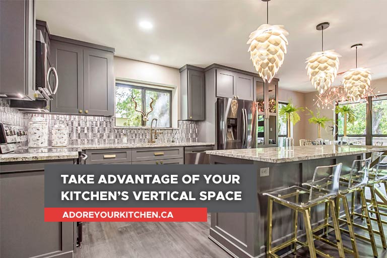 Take advantage of your kitchen’s vertical space